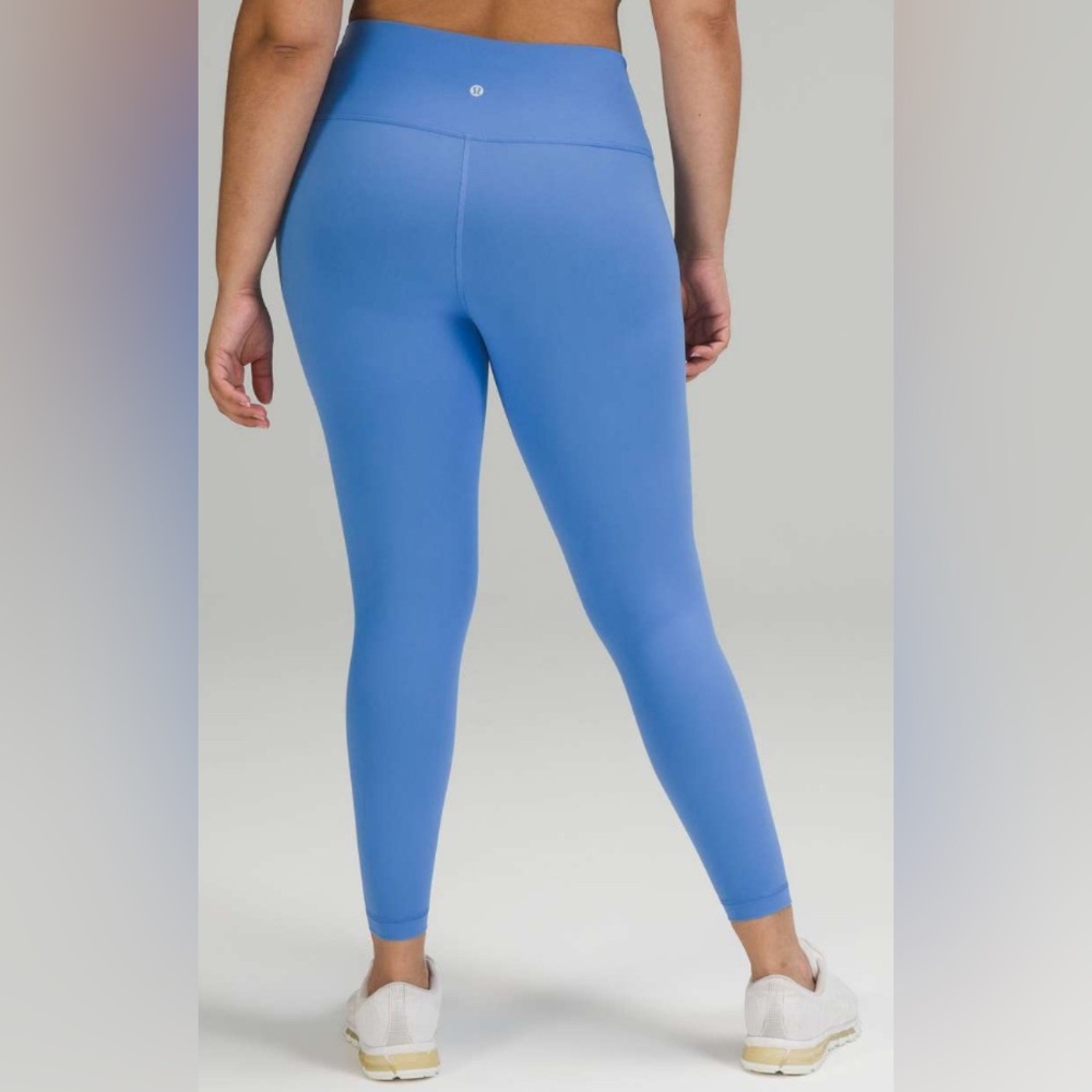 Women's Blue High-Waisted Leggings